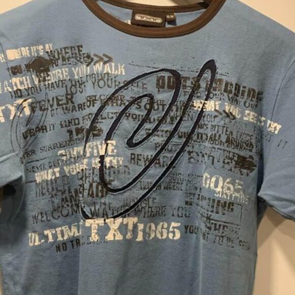 SOLD Blue Y2K T Shirt - Picture 7 of 9